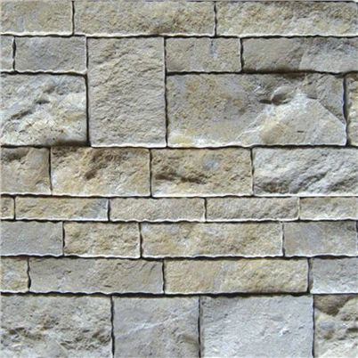 اللون البيج من الحجر الجيري على شكل قلعة من القشرة الحجرية المفقودة JRSC-068