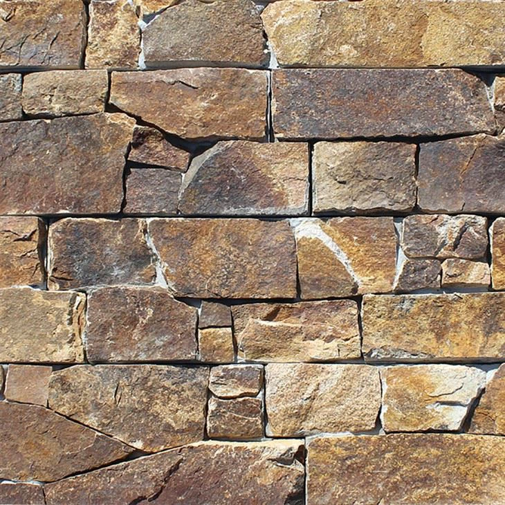 ألواح Z لتغطية الجدران من الحجر الطبيعي من الجرانيت البني والصدئ JRN-058