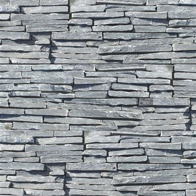 شرائح رقيقة من ألواح الجدران المصنوعة من الحجر الحقيقي باللون الرمادي JRN-013TS