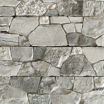 ألواح تكسية من الحجر الجيري باللون الرمادي، قشرة ليدجر ستون JRN-101