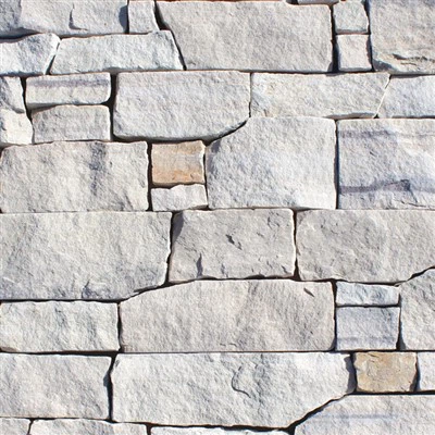 ألواح الحجر الطبيعي من الحجر الرملي الأبيض الأسمنت الخلفي JRN-064